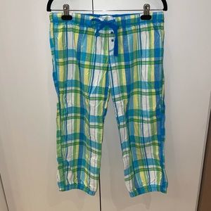 Aeropostale Blue/Green Pajama Pants, free blue top